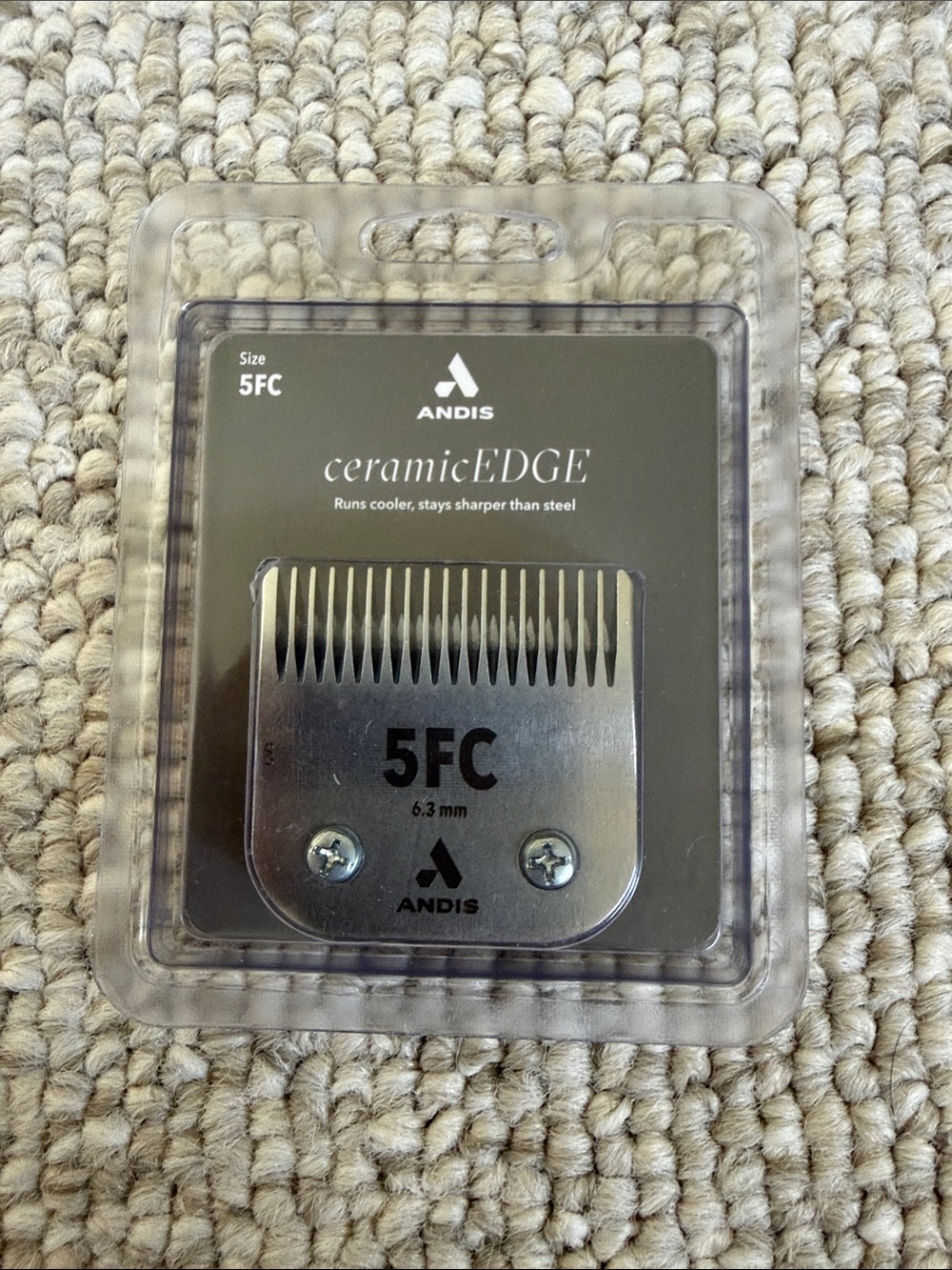Andis CeramicEDGE 5FC Replacement Blade - Silver/Black